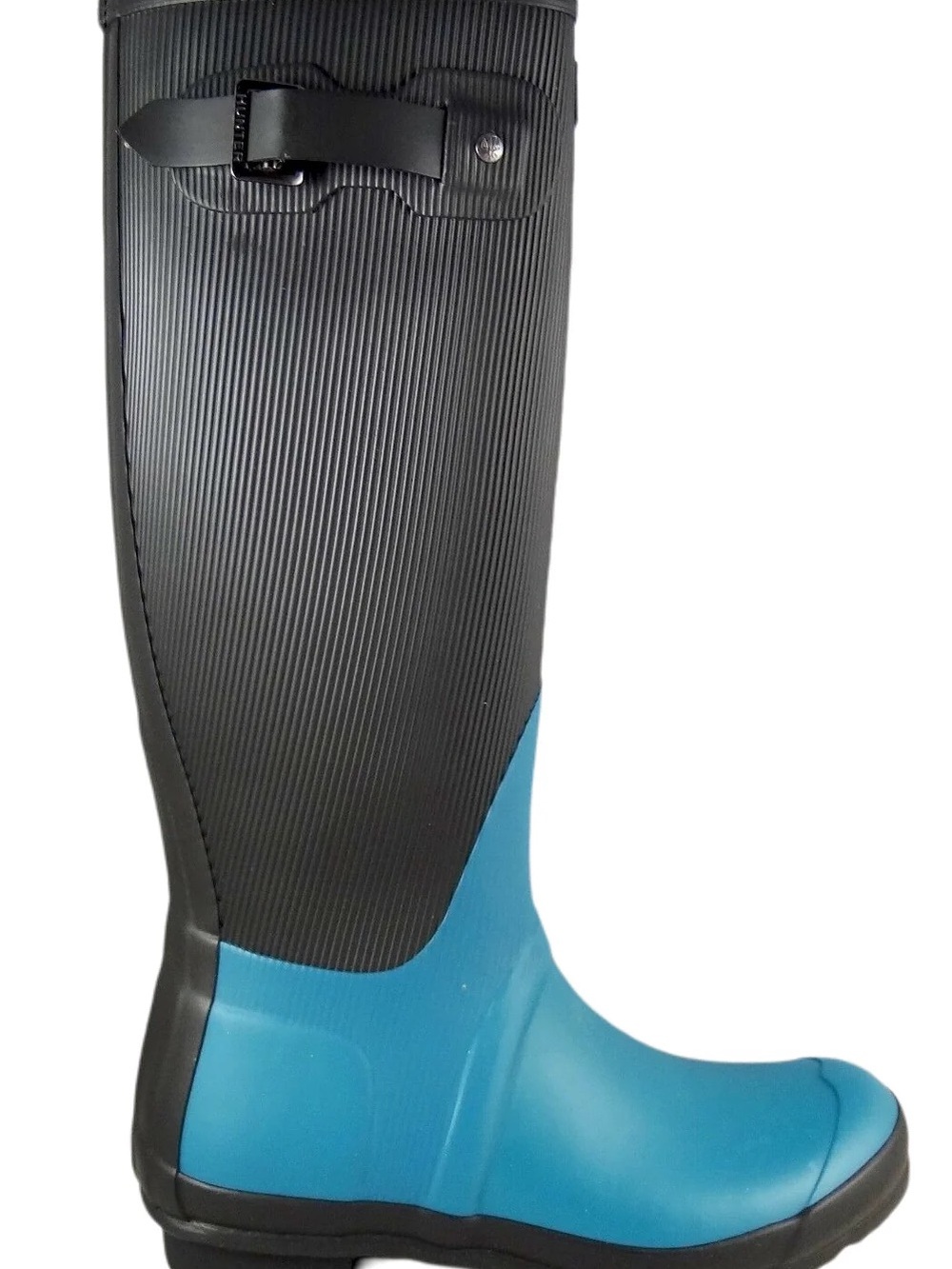 Hunter Tall Ribbled Leg Wellington Rain Boots womens